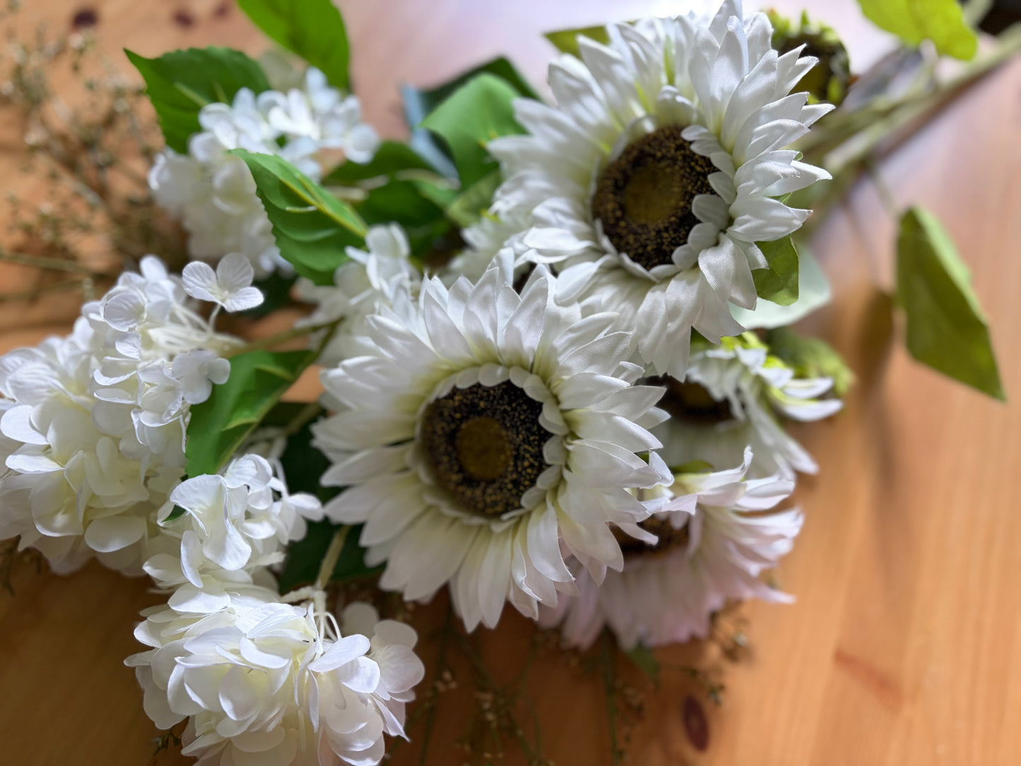 Ivory Sunflower Arrangement