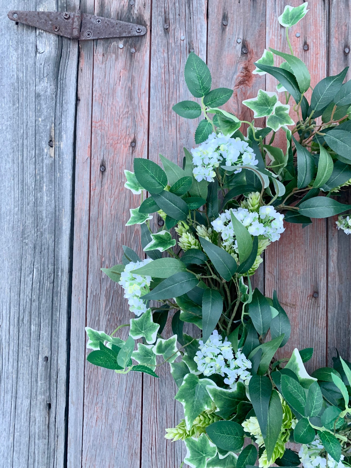 Classic Farmhouse Bloom Wreath