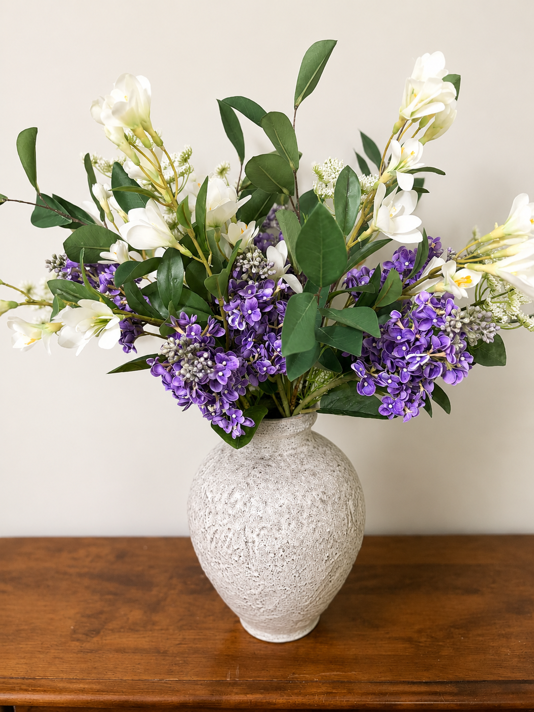 Gathered Purple Lilac Arrangement