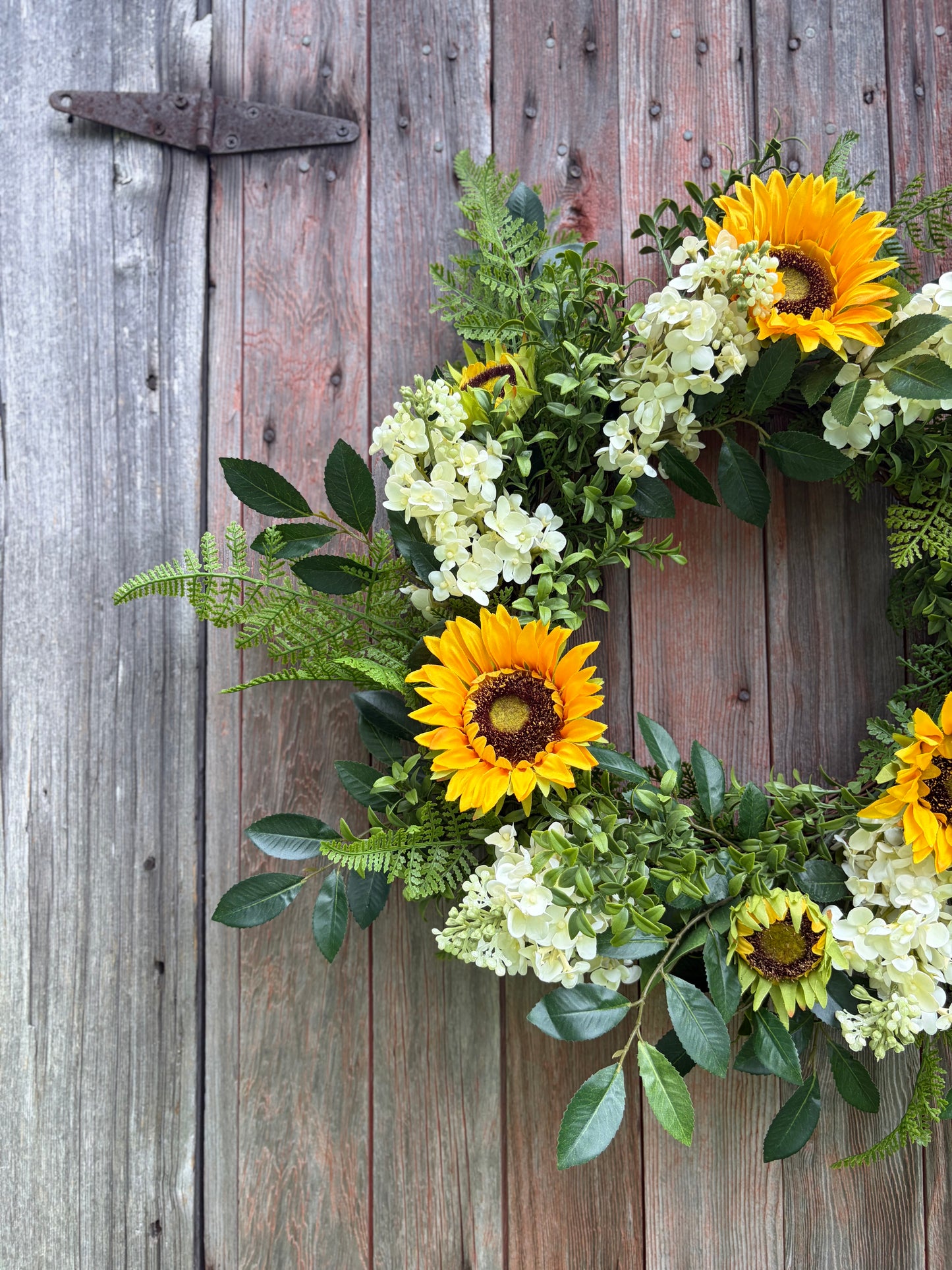 Golden Sunflower Market Wreath