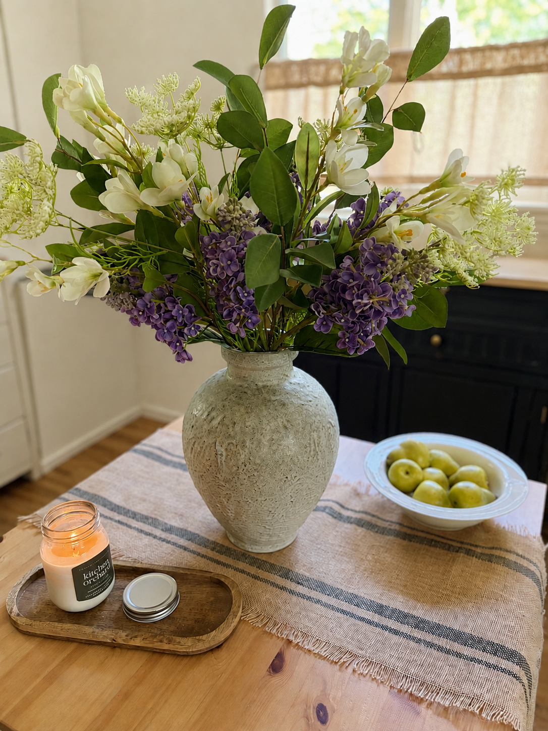 Gathered Purple Lilac Arrangement