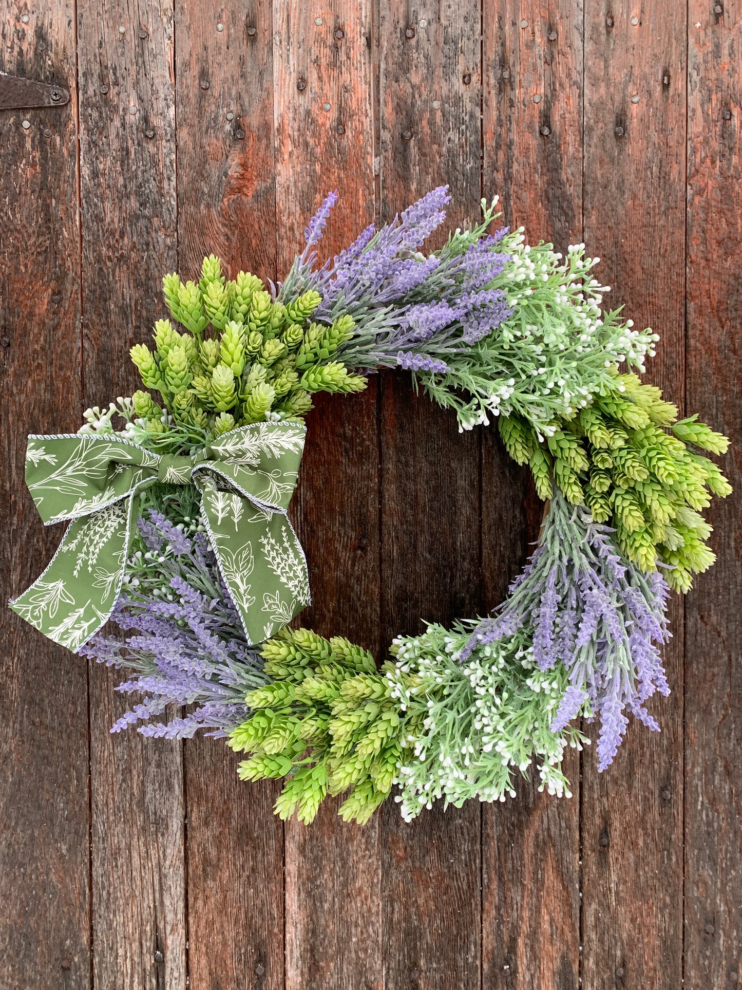 Lavender Meadow Wreath