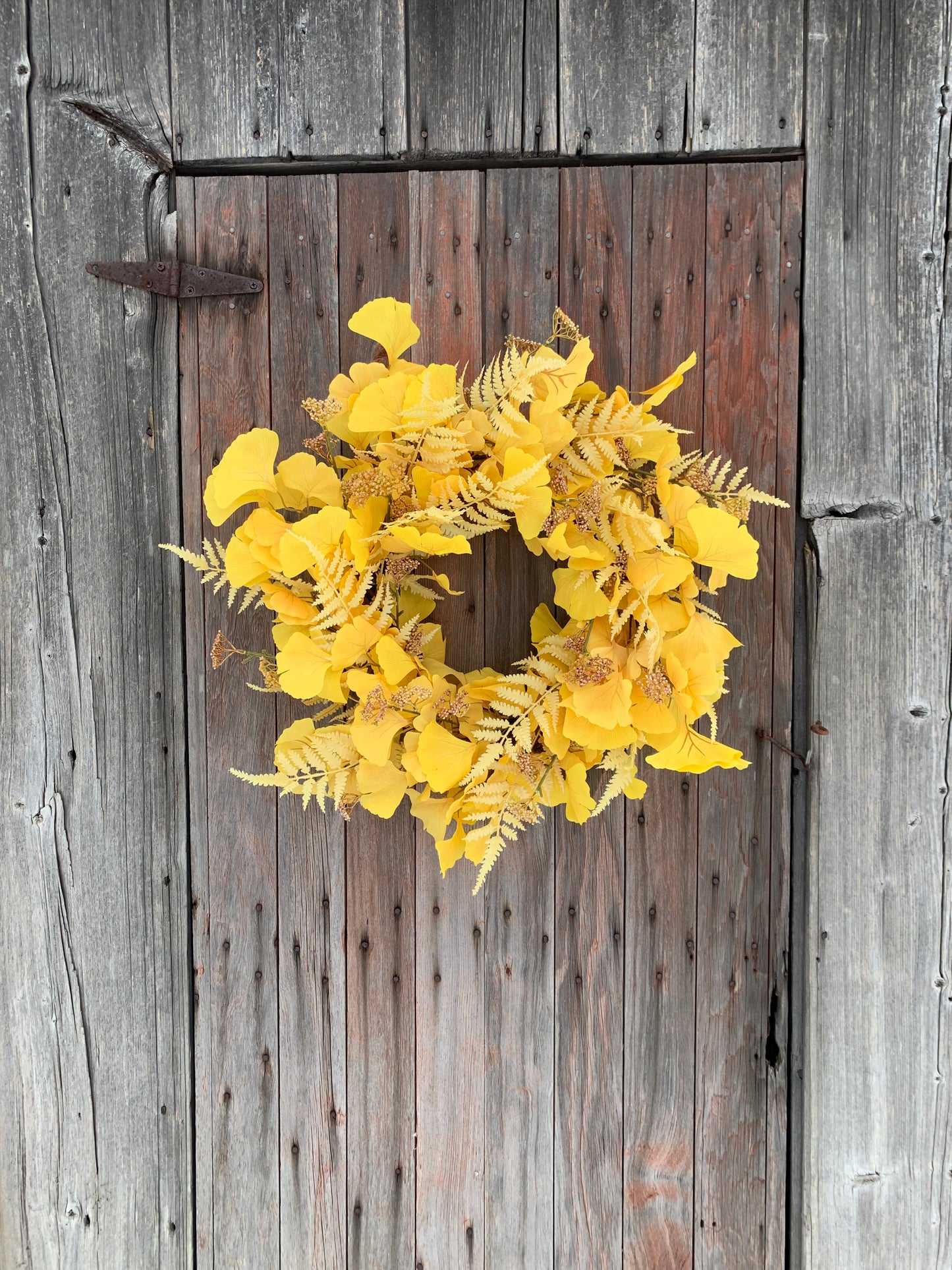 Golden Gingko Wreath