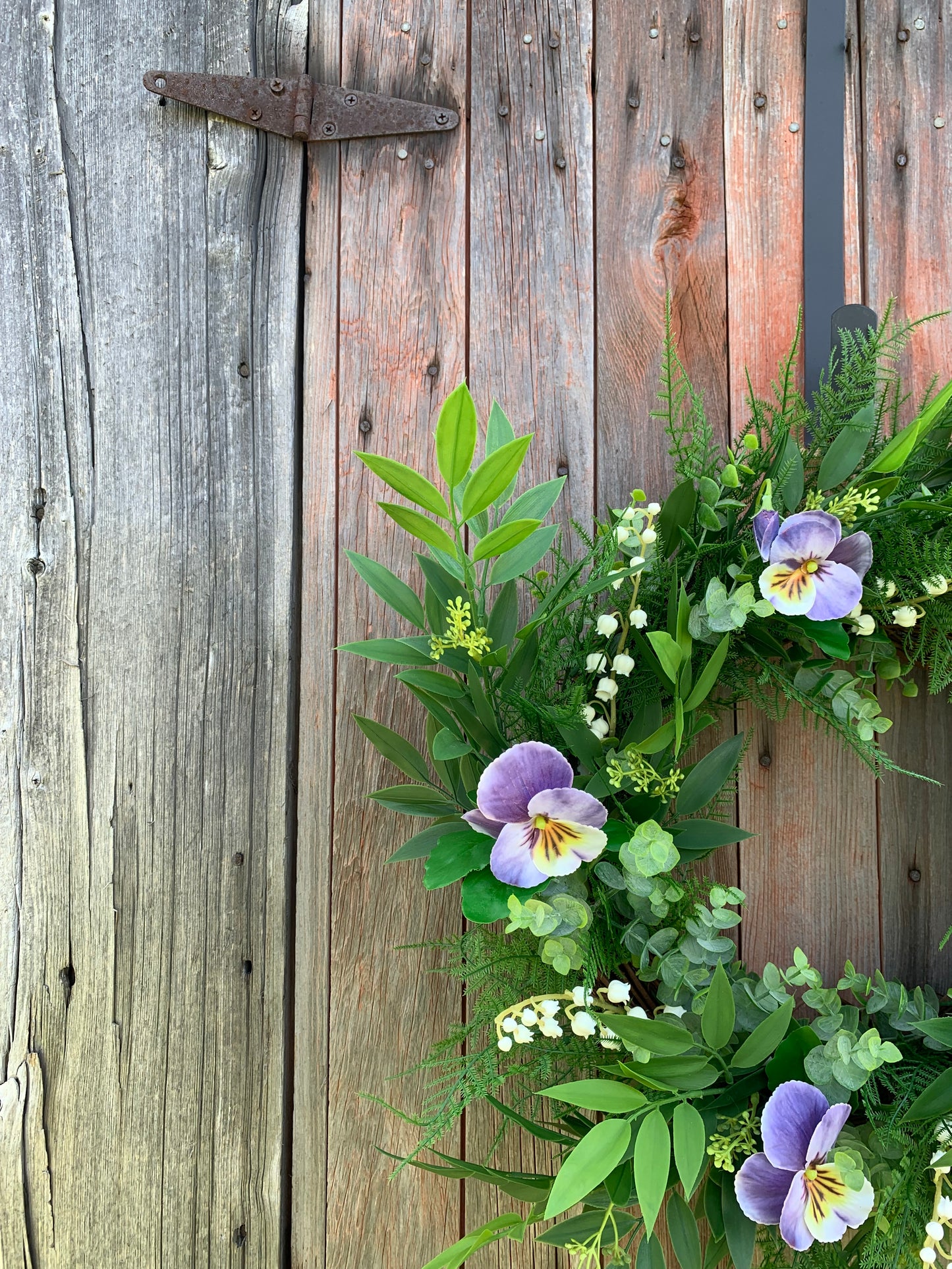 Pansy Wreath