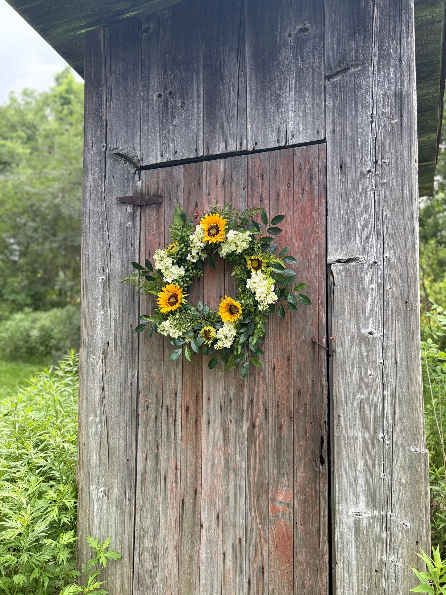 Golden Sunflower Market Wreath