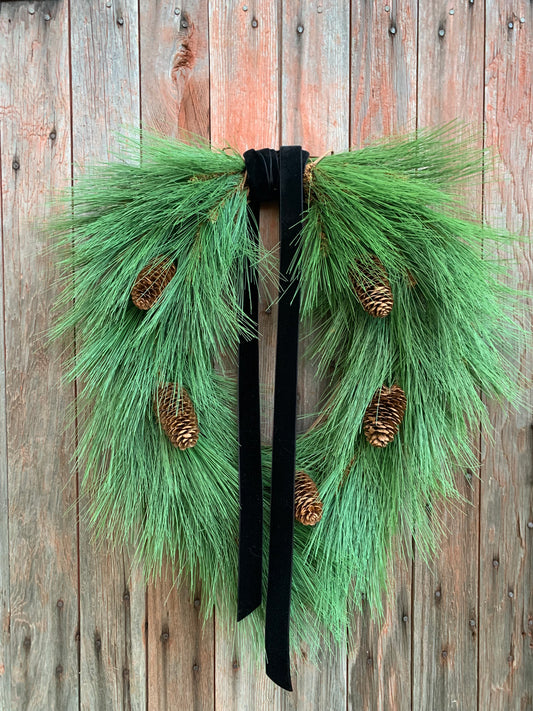 Long Needle Pine Winter Wreath
