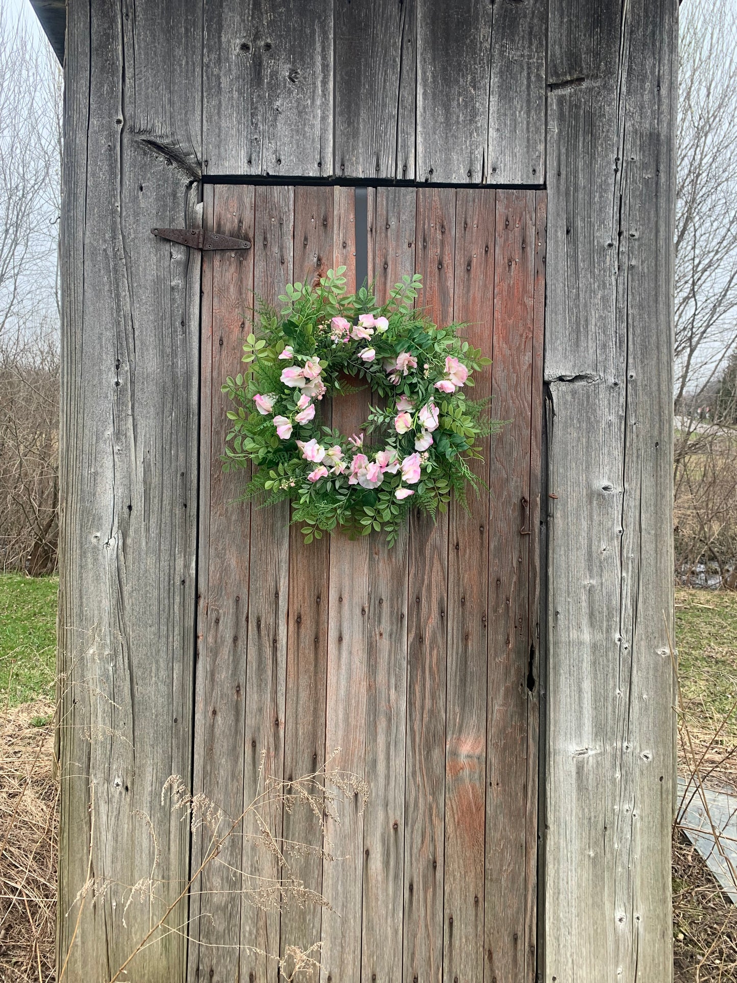 Sweet Pea Wreath