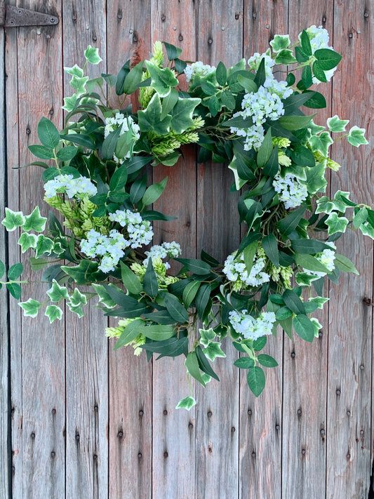 Classic Farmhouse Bloom Wreath