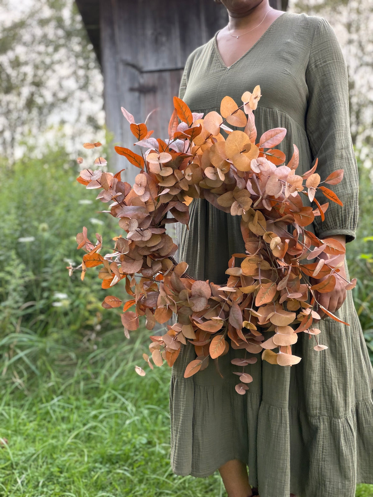 Copper Eucalyptus Wreath