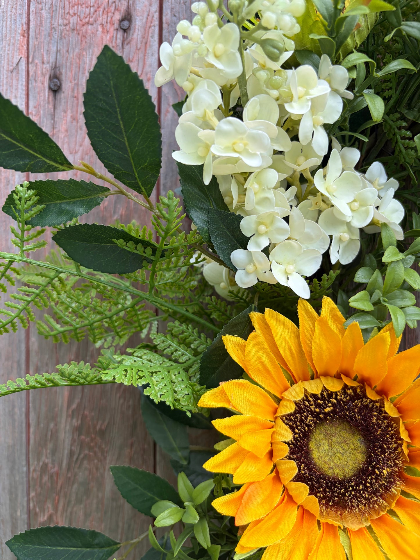 Golden Sunflower Market Wreath