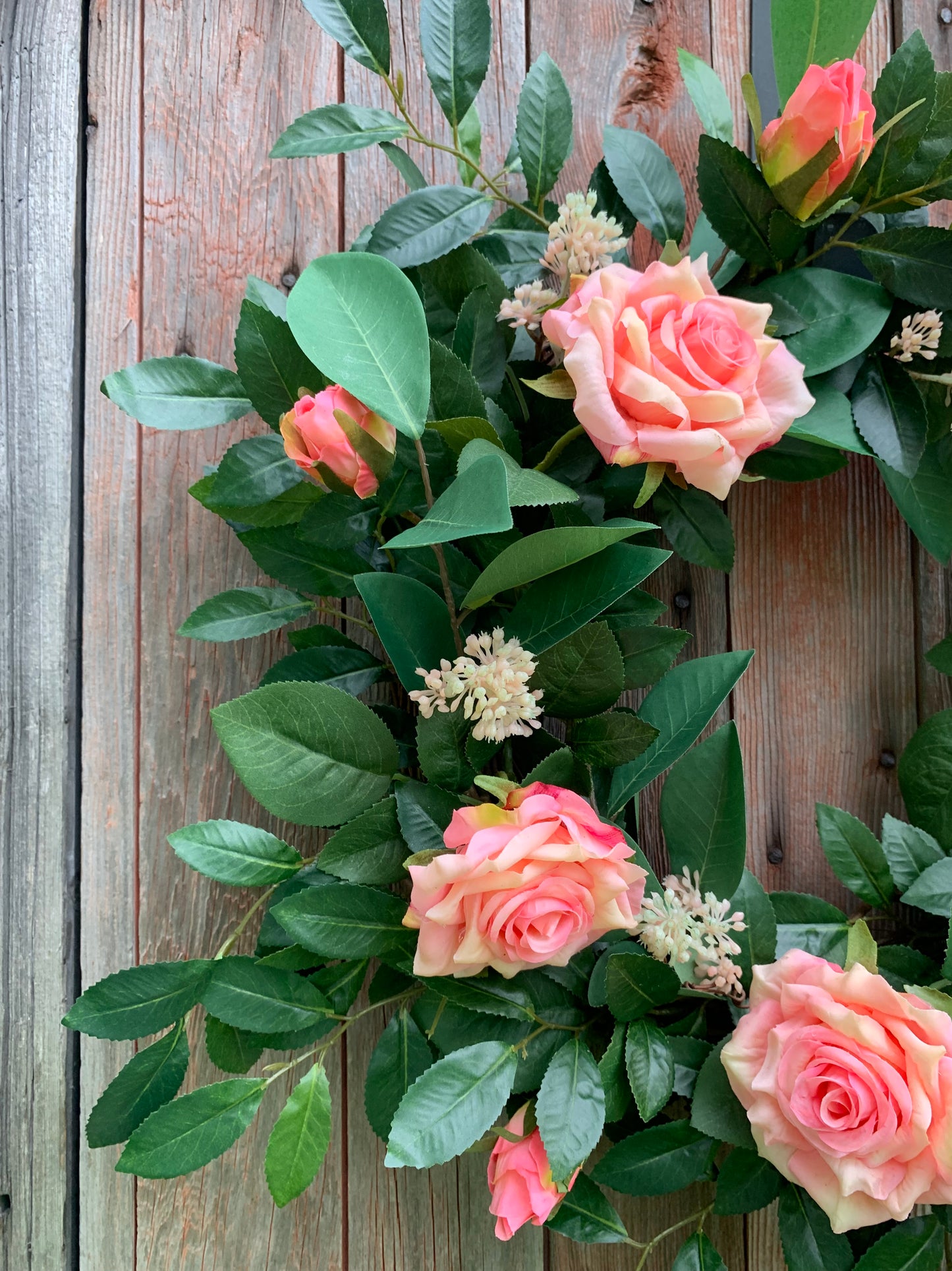 Summer Rose Wreath