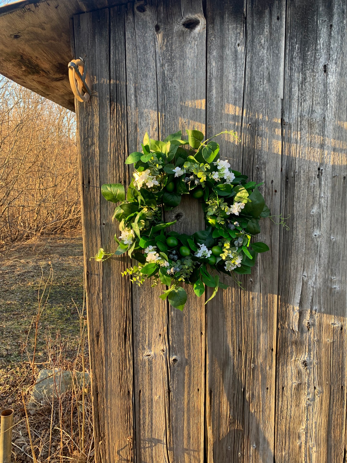 Lime Blueberry Citrus Wreath