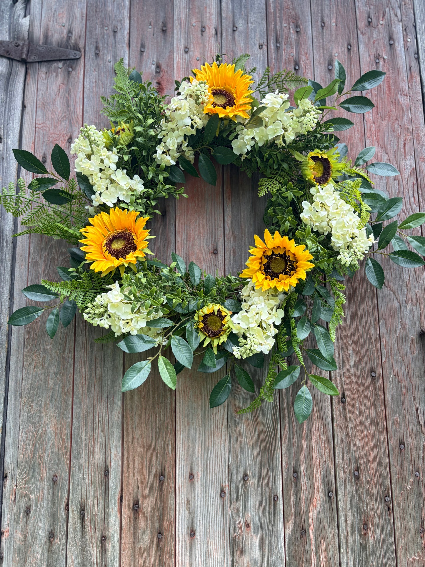 Golden Sunflower Market Wreath