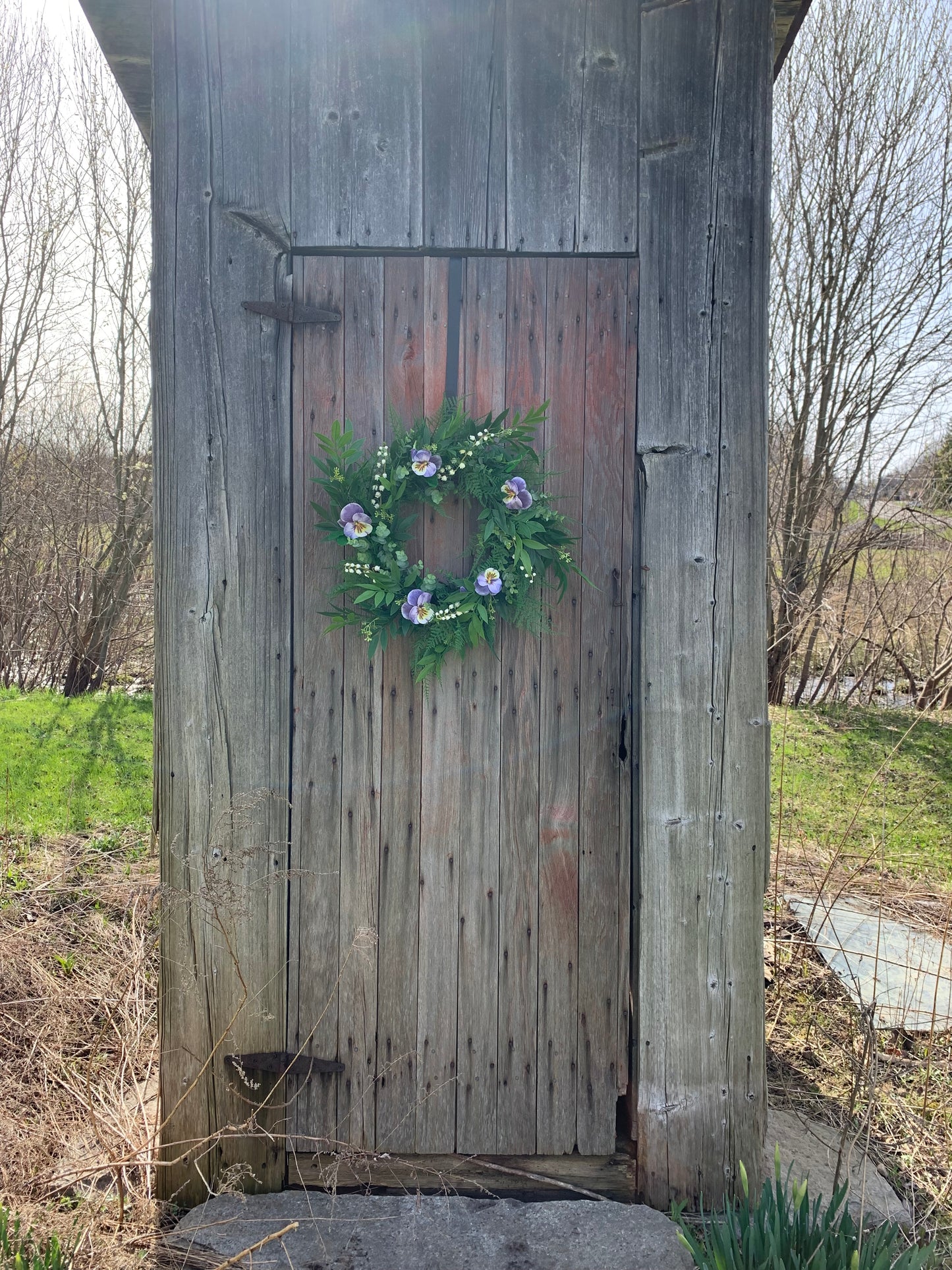 Pansy Wreath