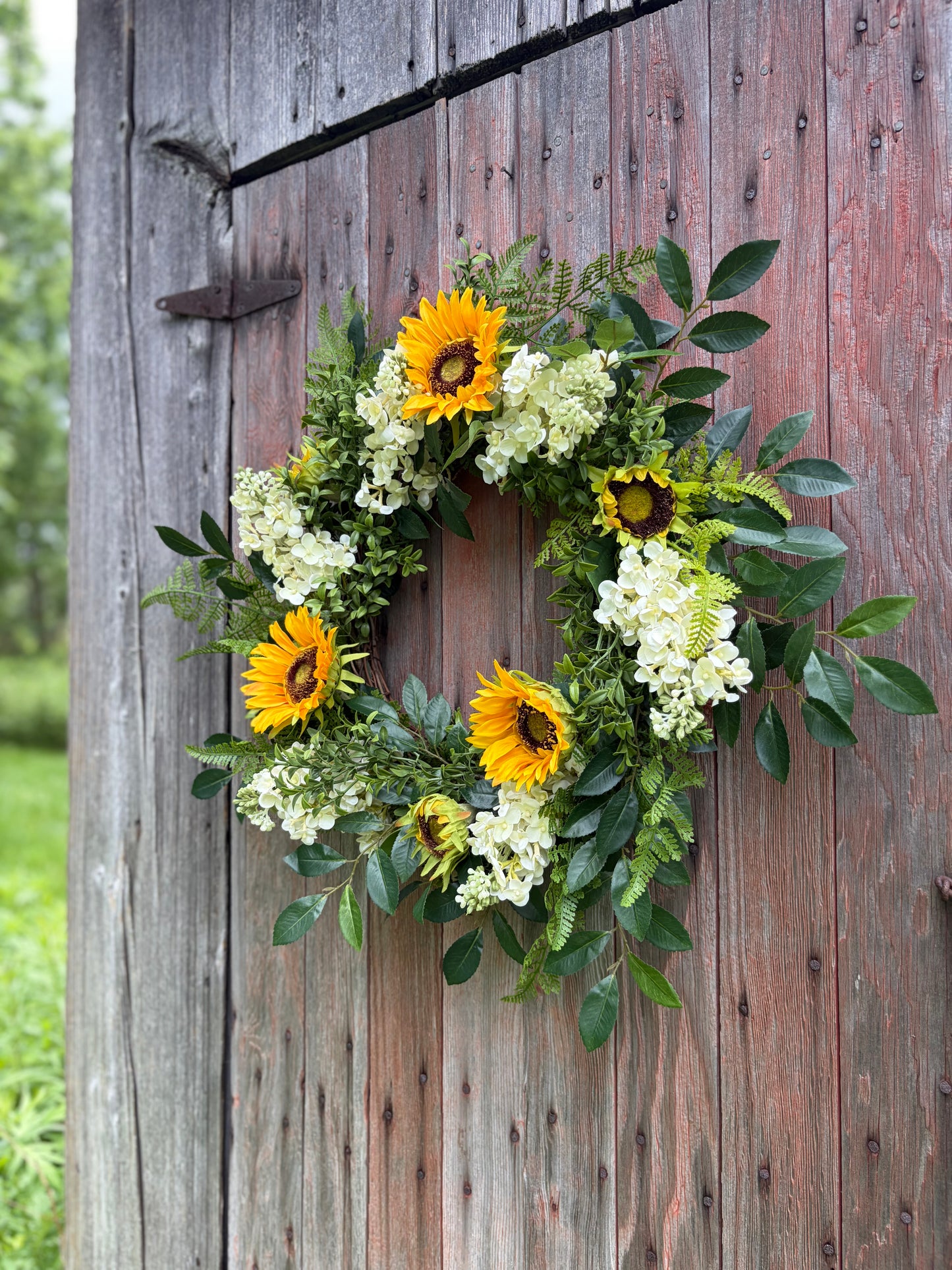 Golden Sunflower Market Wreath
