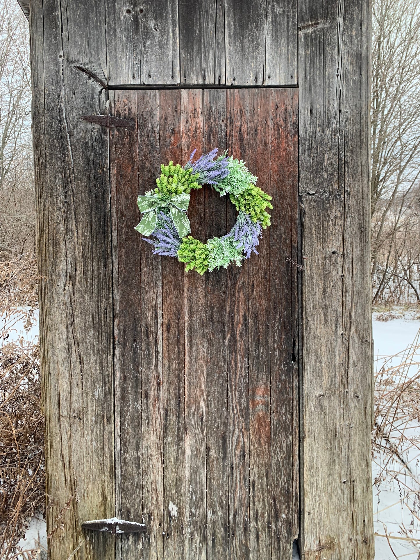 Lavender Meadow Wreath