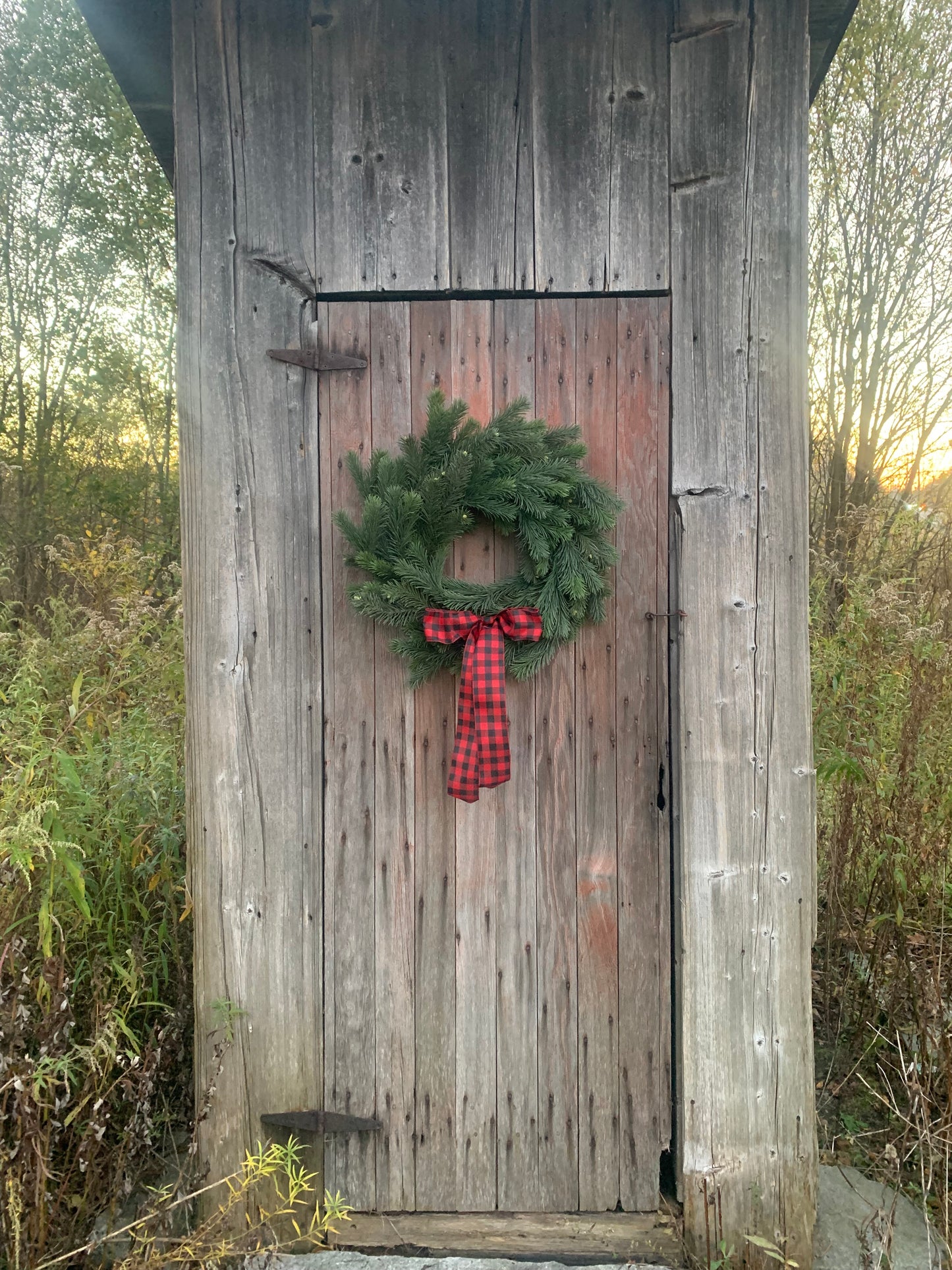 Lumberjack Pine Winter Wreath