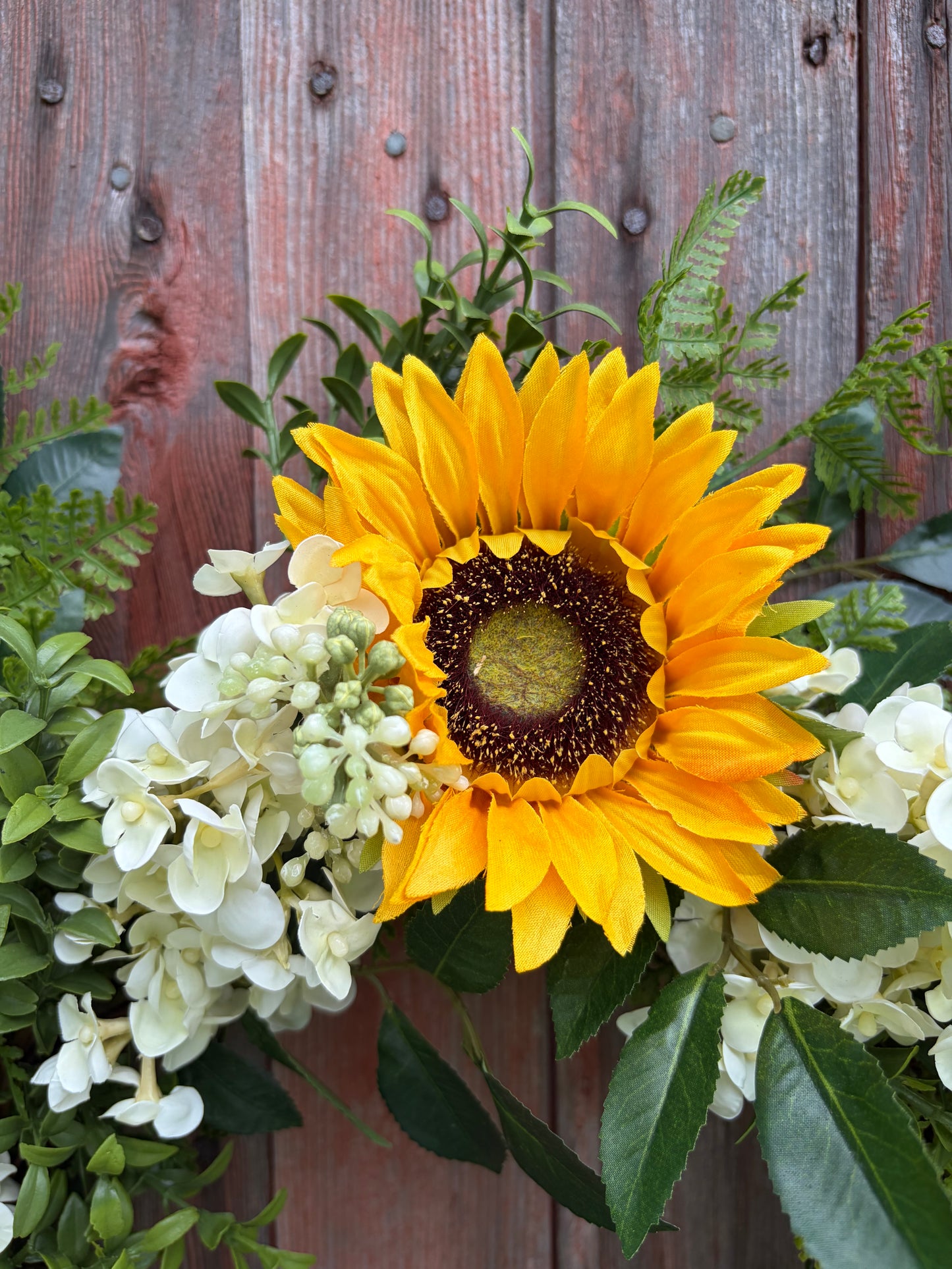 Golden Sunflower Market Wreath