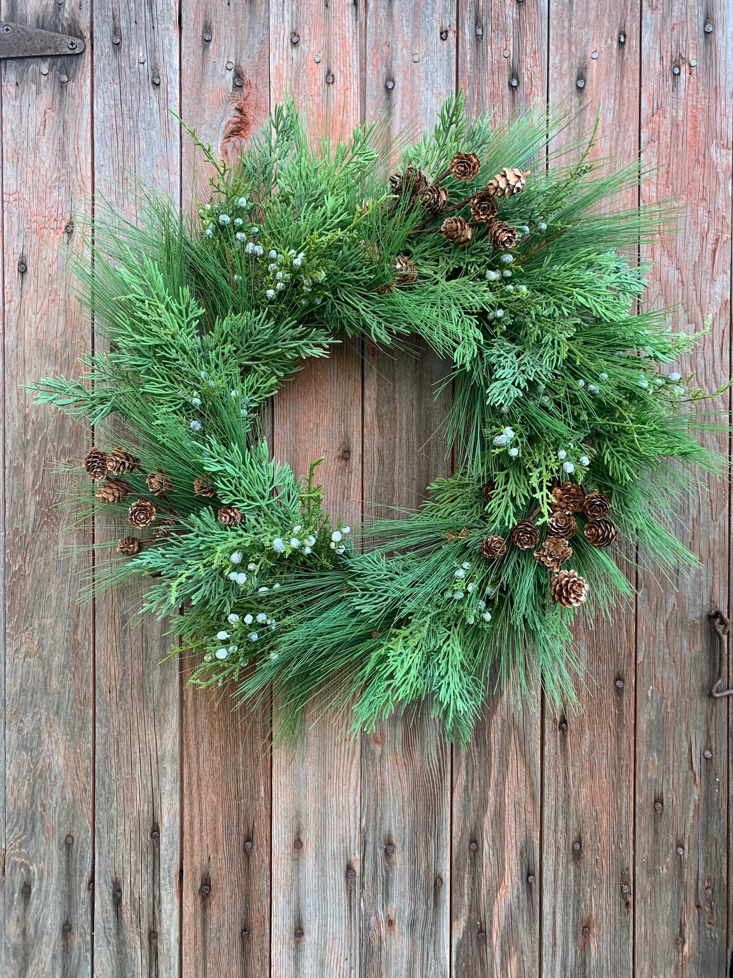Cedar Pine and Juniper Berry Winter Wreath