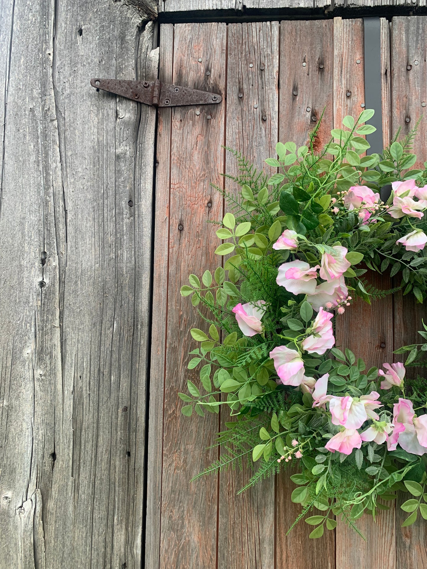 Sweet Pea Wreath