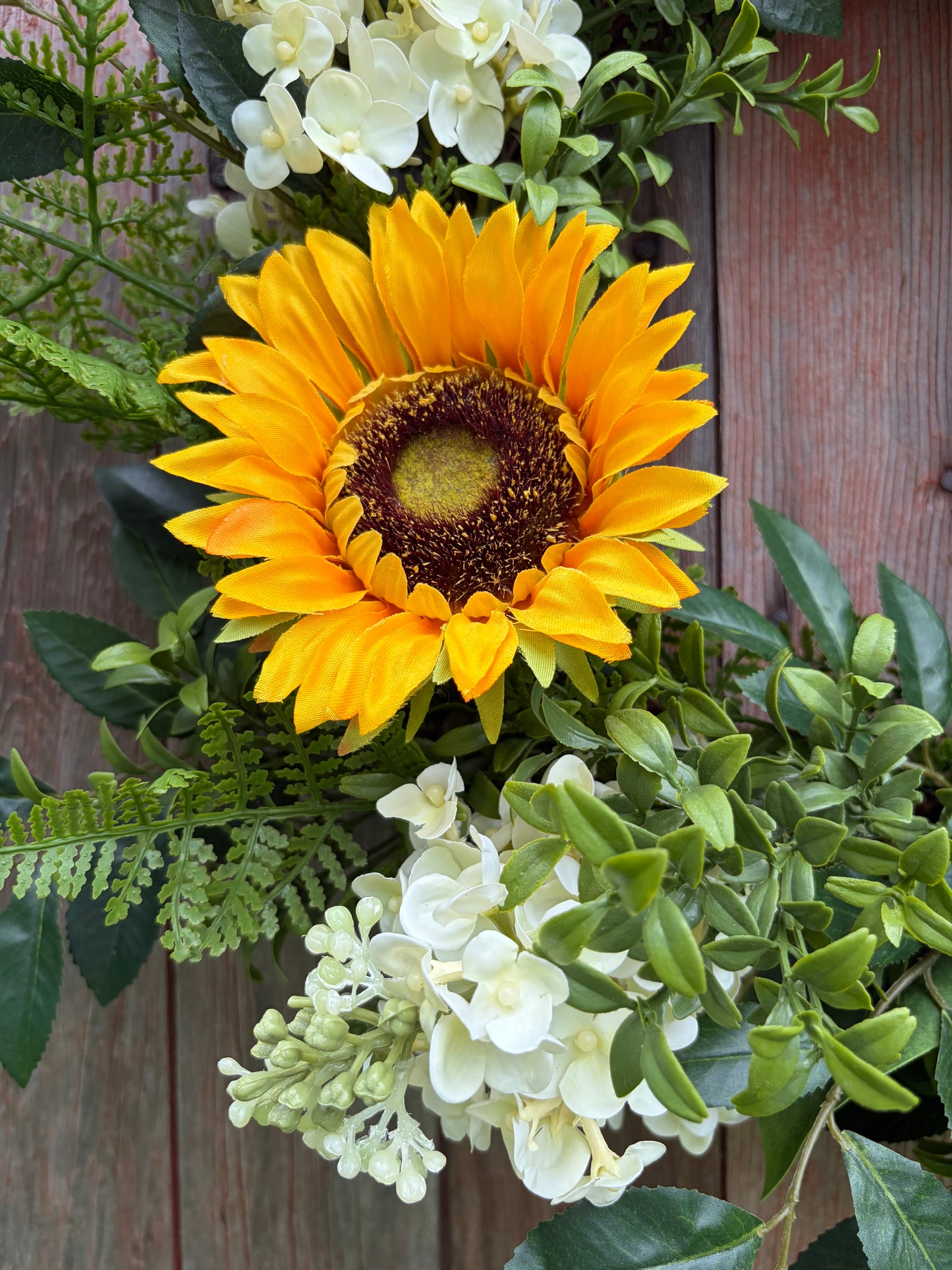Golden Sunflower Market Wreath