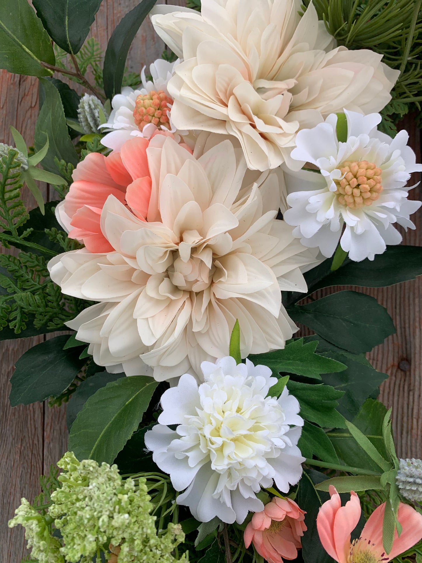 Spring Meadow Dahlia Wreath