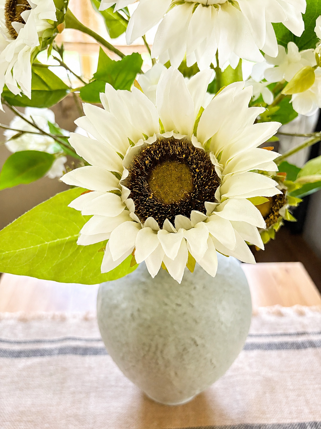 Ivory Sunflower Arrangement