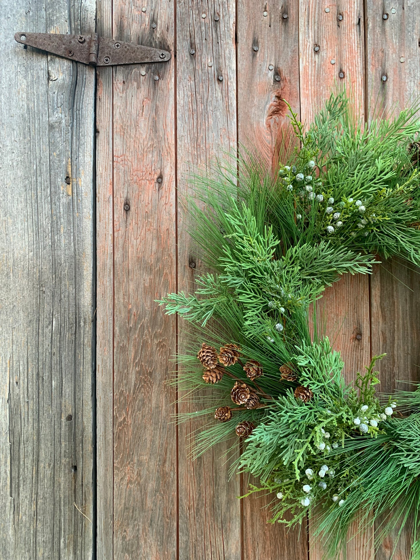 Cedar Pine and Juniper Berry Winter Wreath