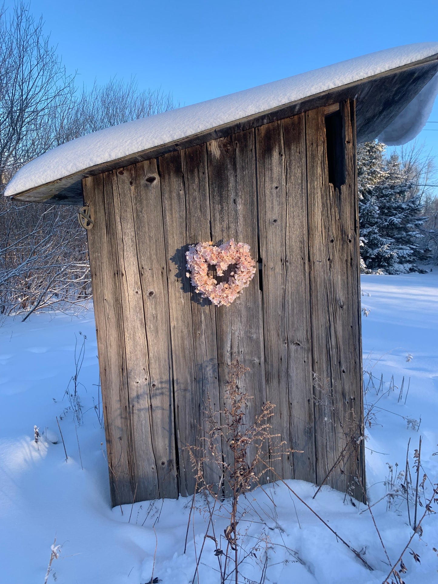 Blushing Peach Orchard Blossom Wreath