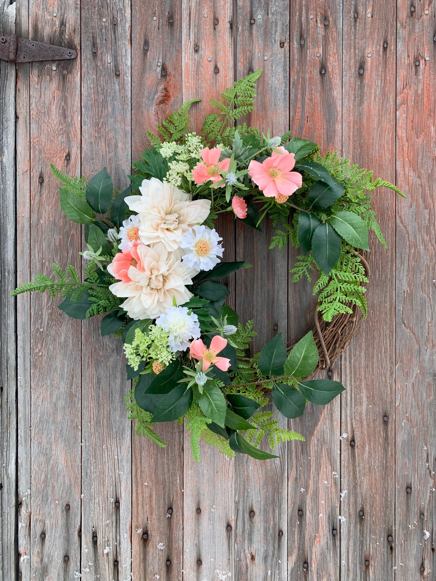 Spring Meadow Dahlia Wreath