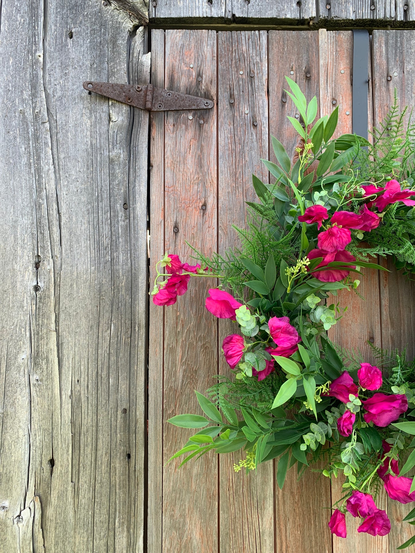 Sweet Pea Wreath