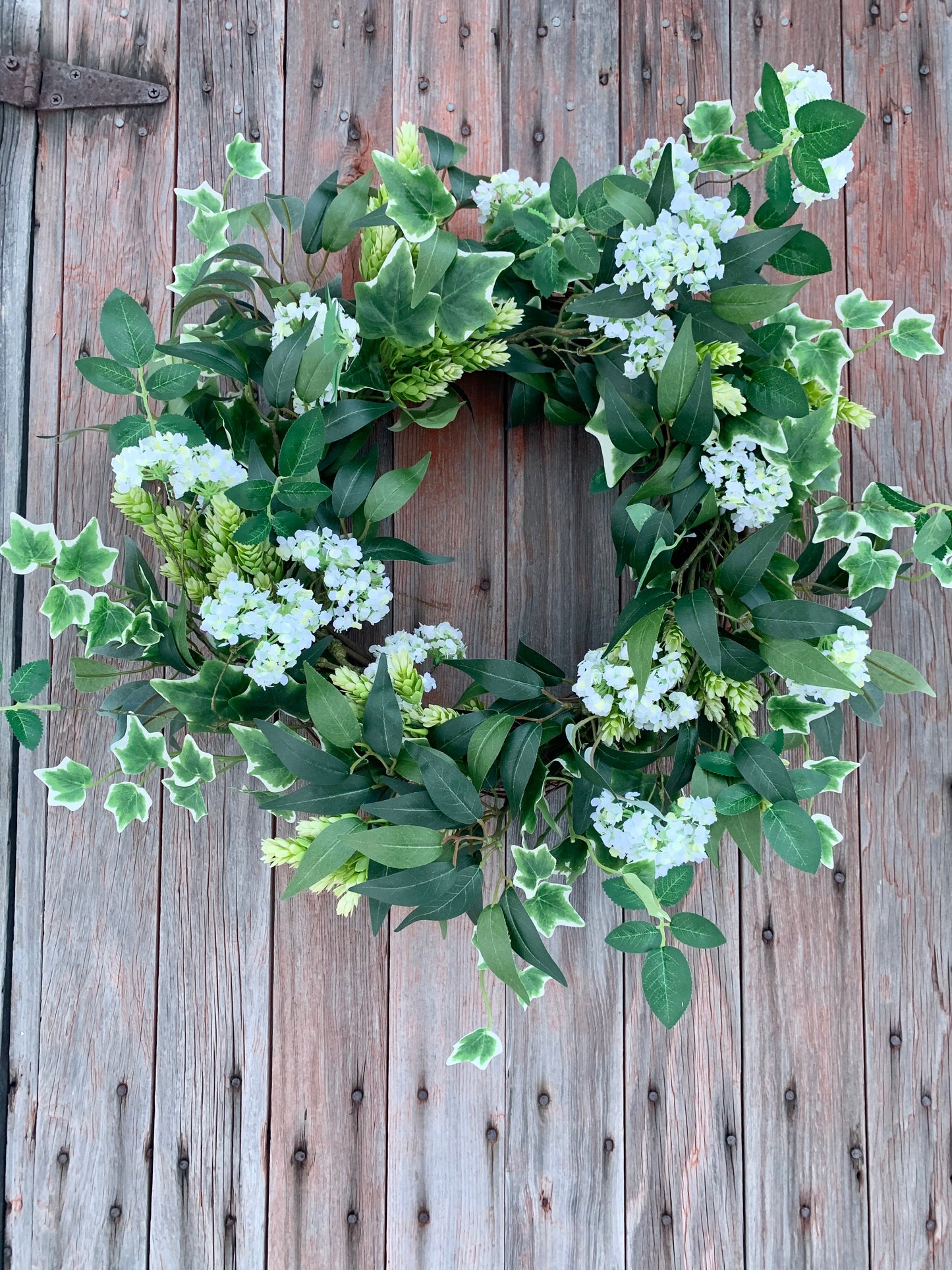Classic Farmhouse Bloom Wreath