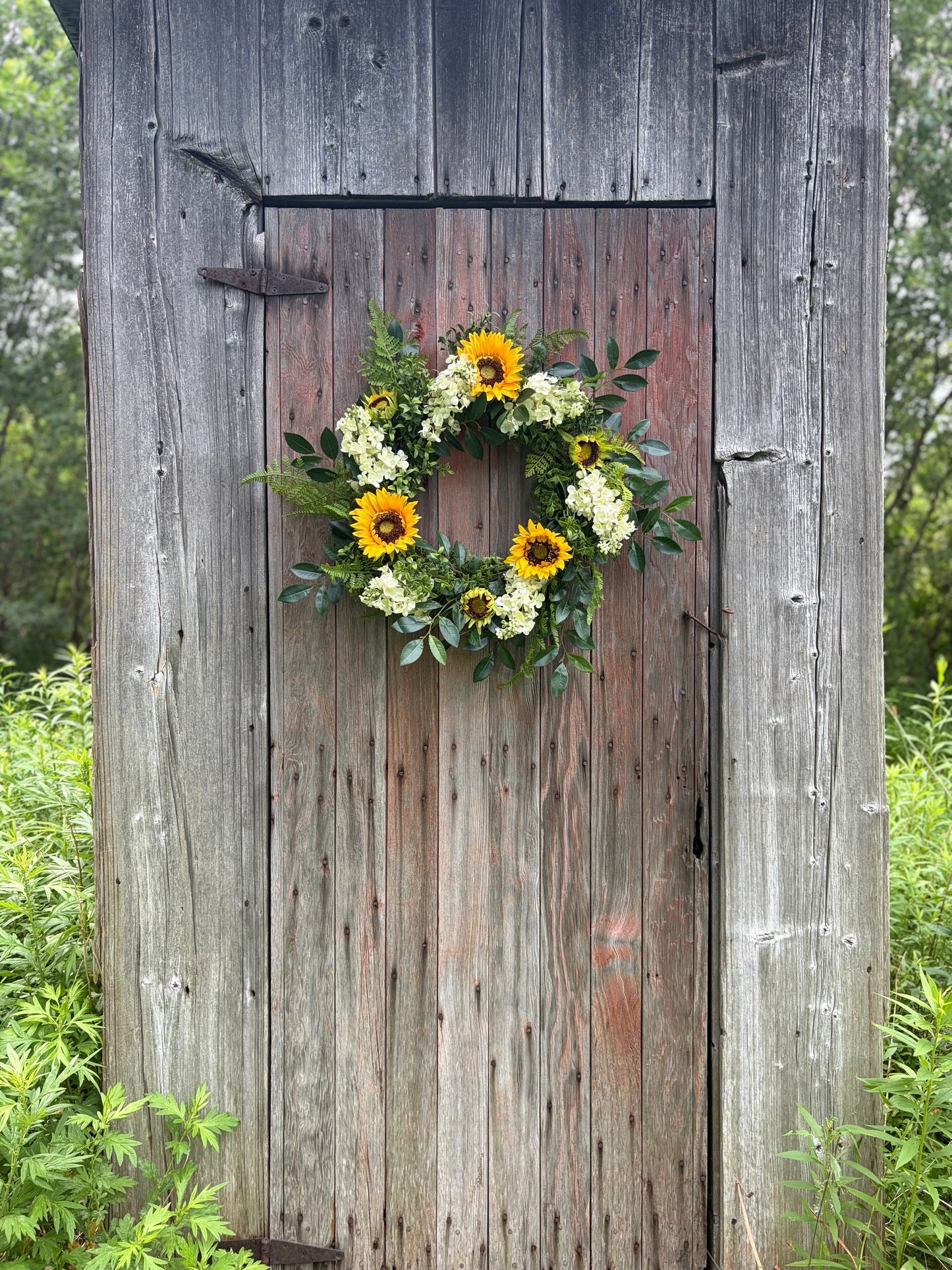 Golden Sunflower Market Wreath