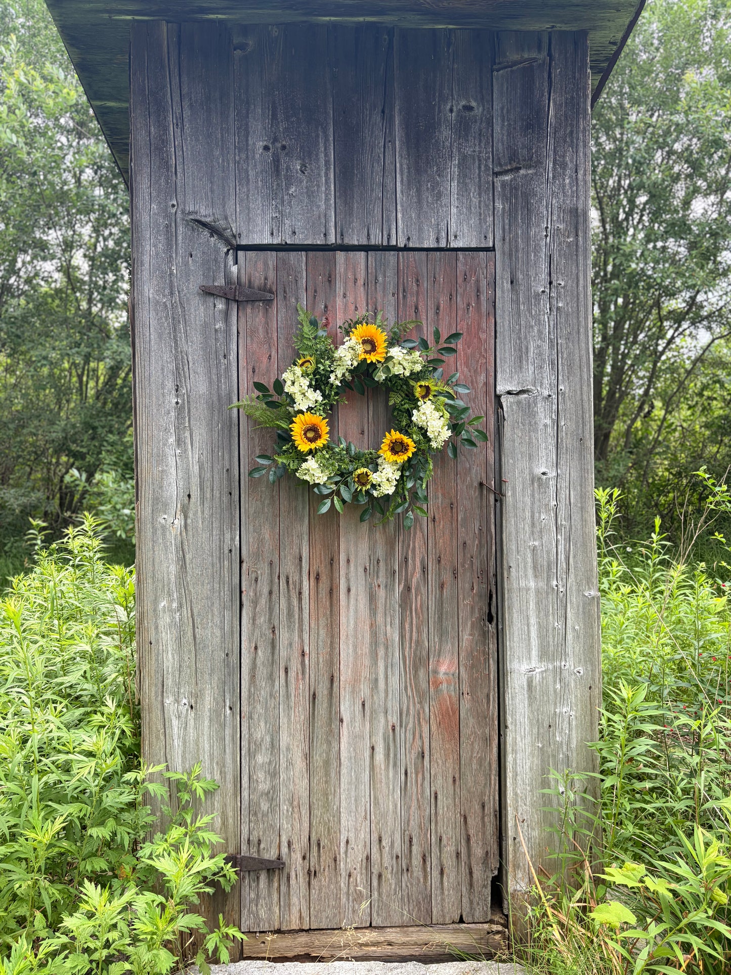 Golden Sunflower Market Wreath