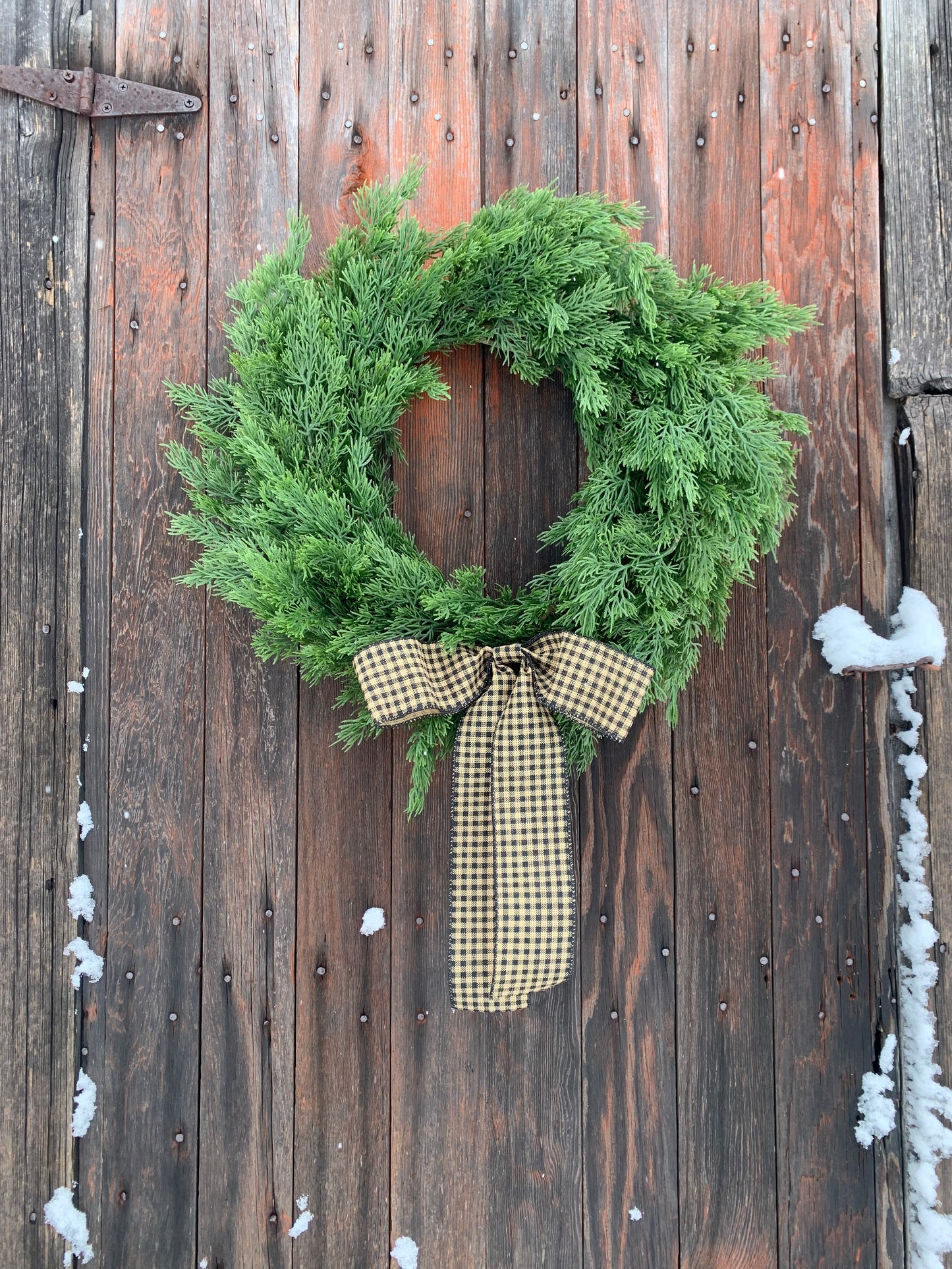 Simply Cedar Winter Wreath