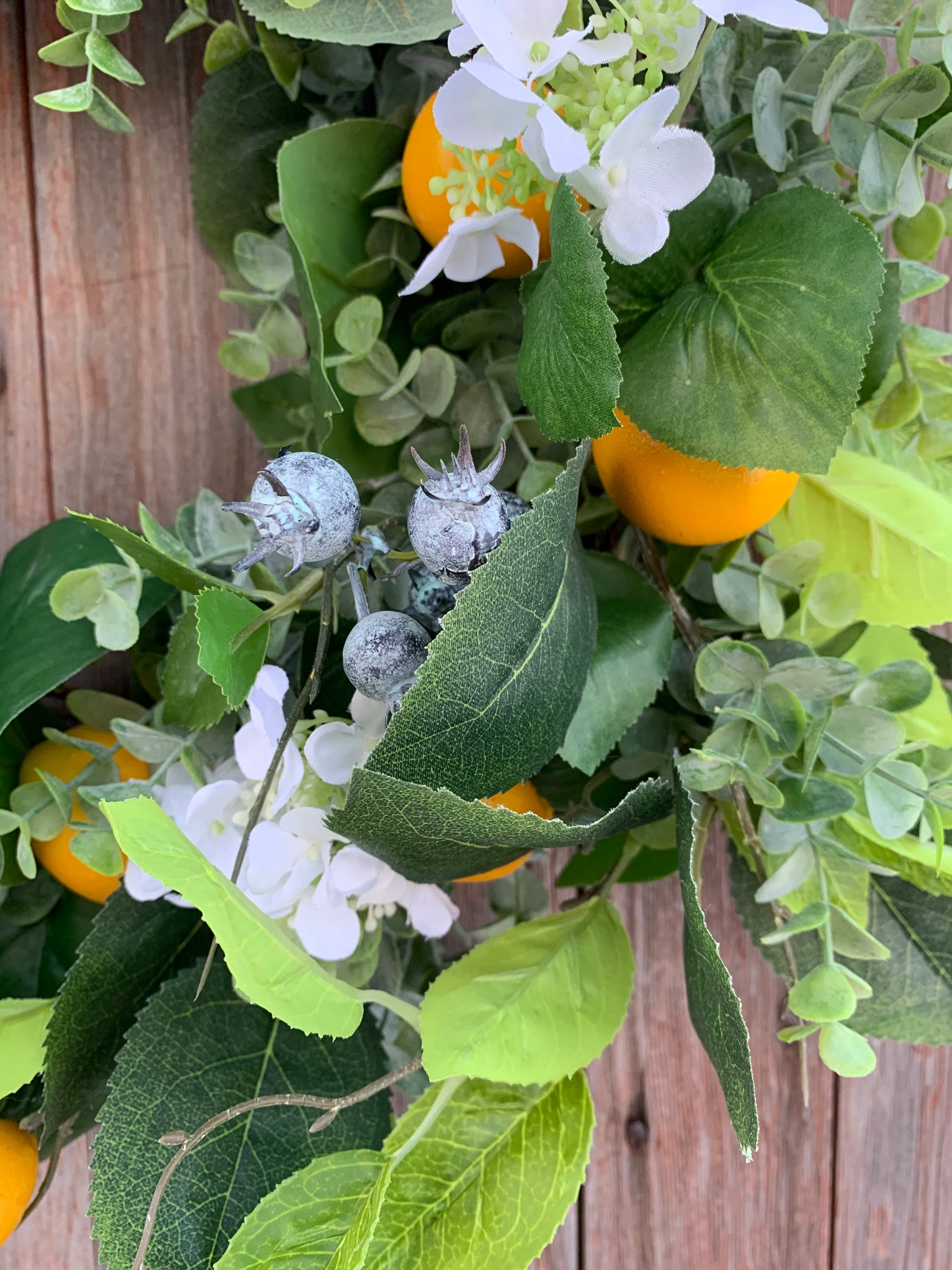 Lemon Blueberry Wreath