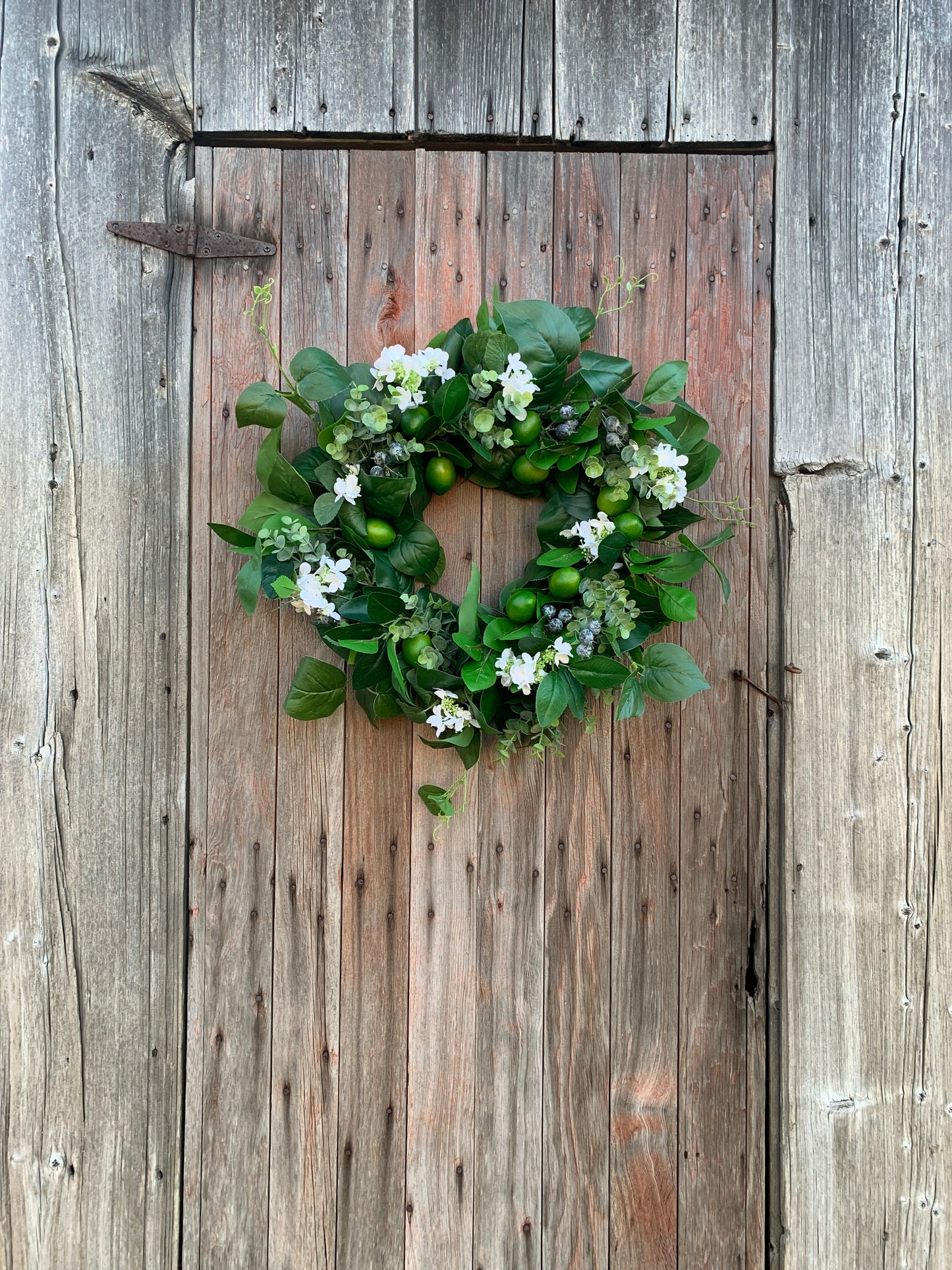 Lime Blueberry Citrus Wreath