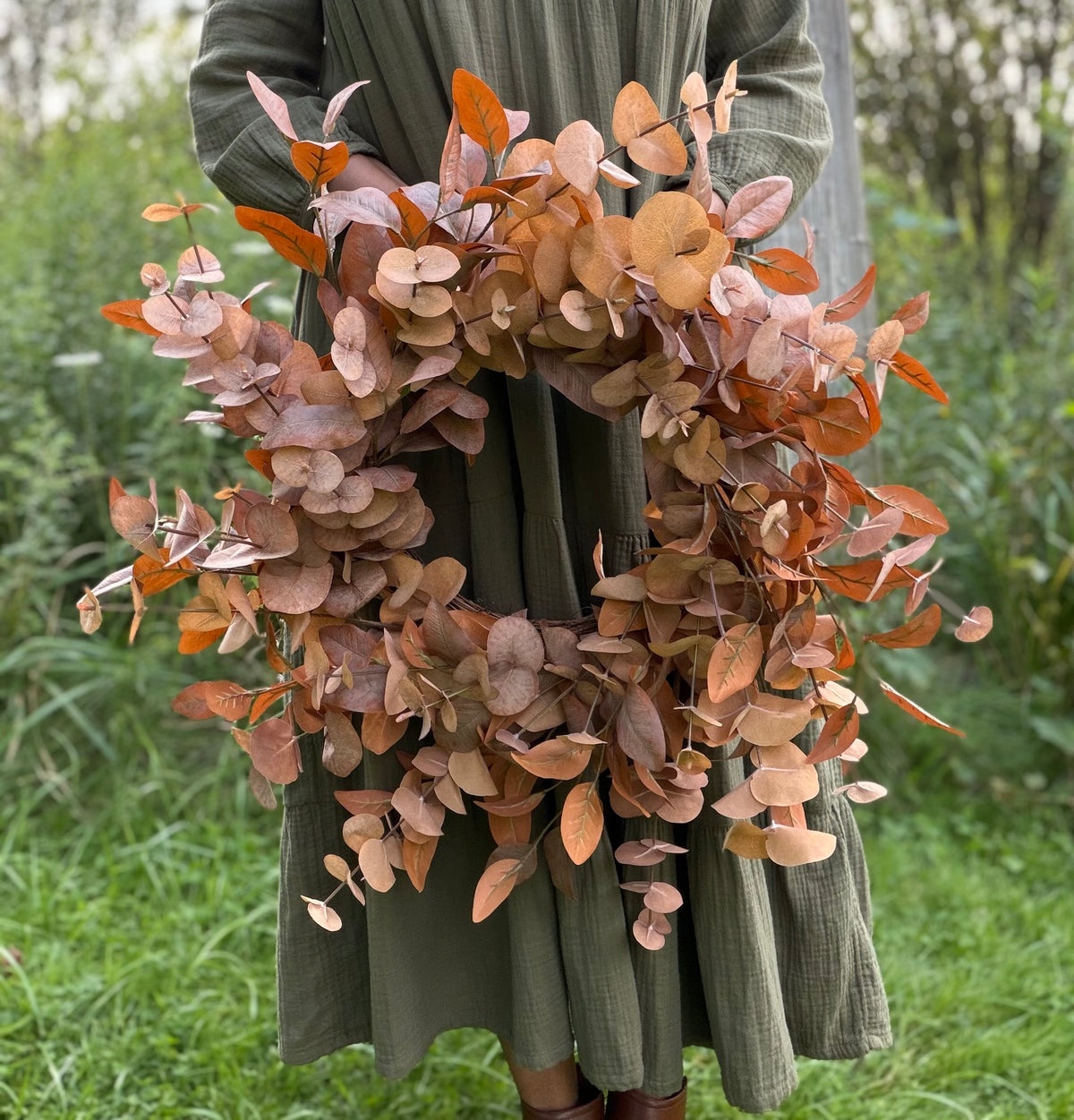 Copper Eucalyptus Wreath