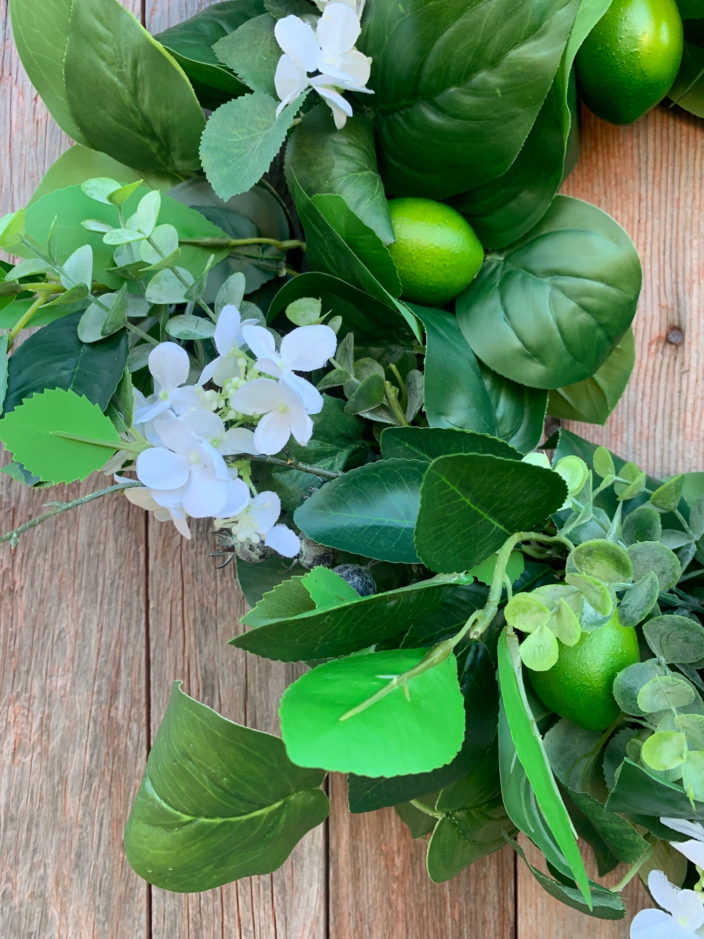 Lime Blueberry Citrus Wreath
