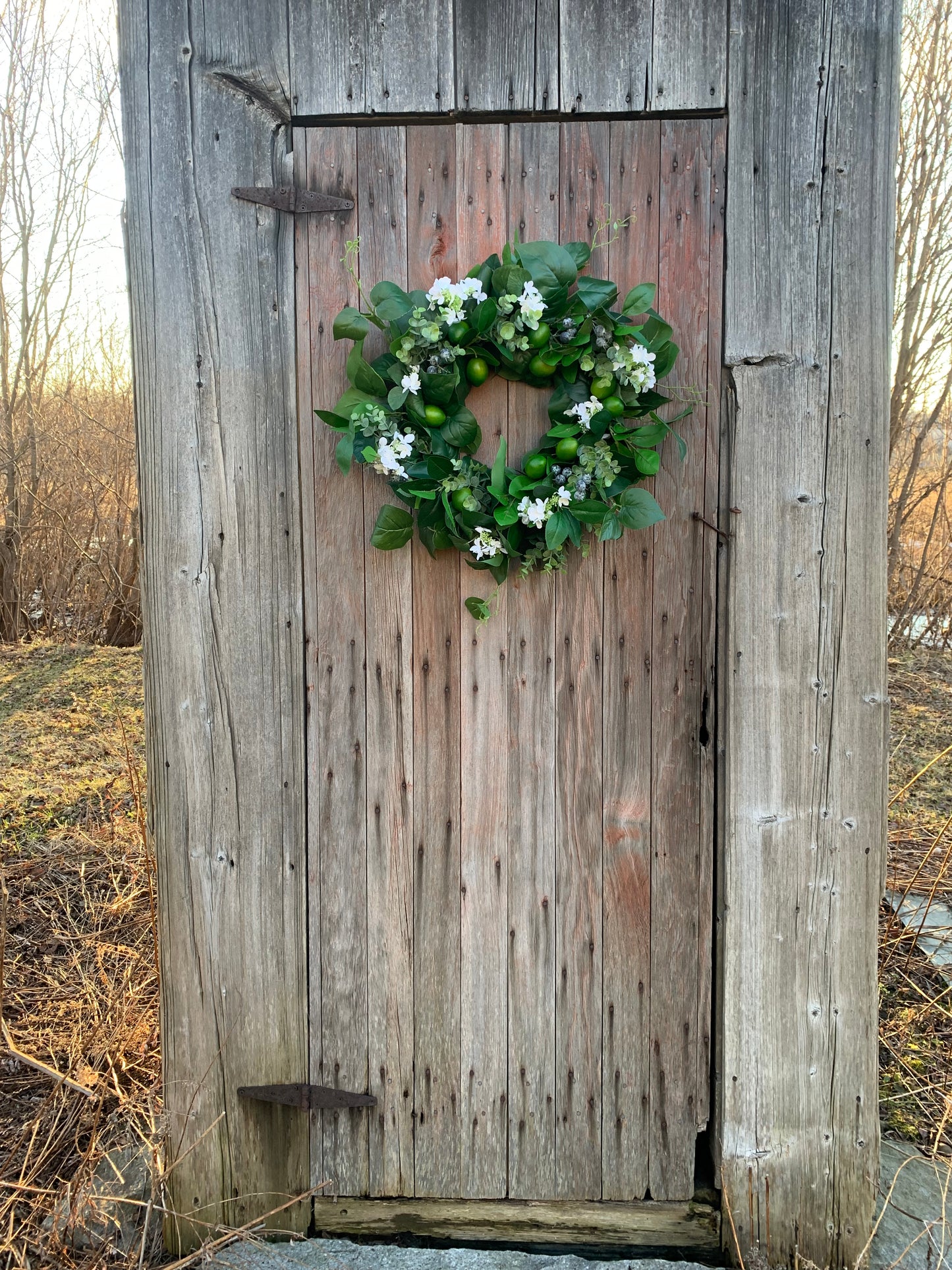 Lime Blueberry Citrus Wreath
