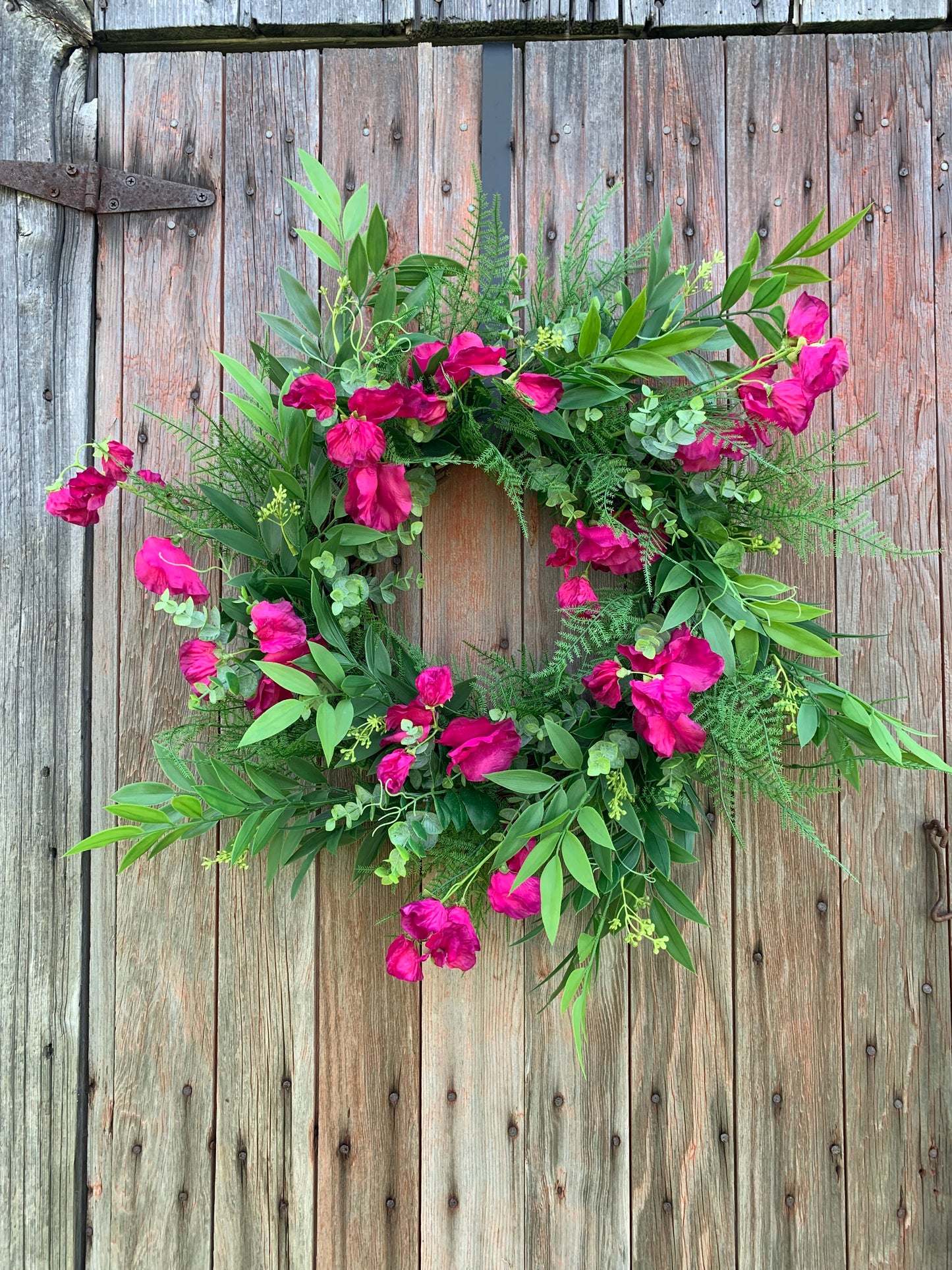 Sweet Pea Wreath
