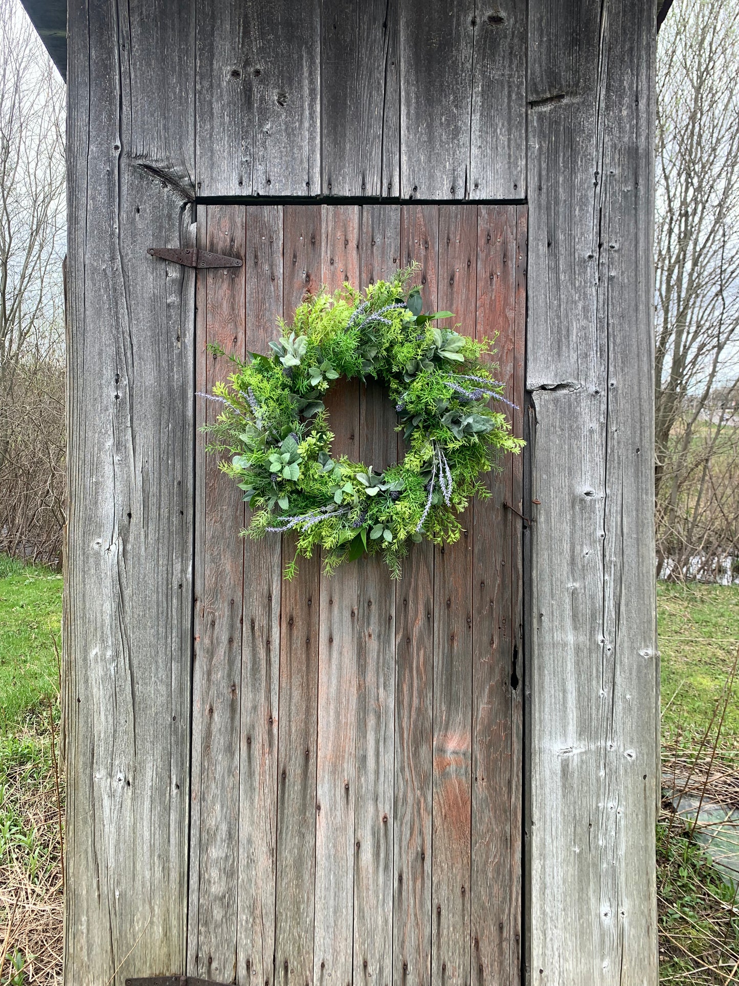 Wild Lavender Herb Wreath