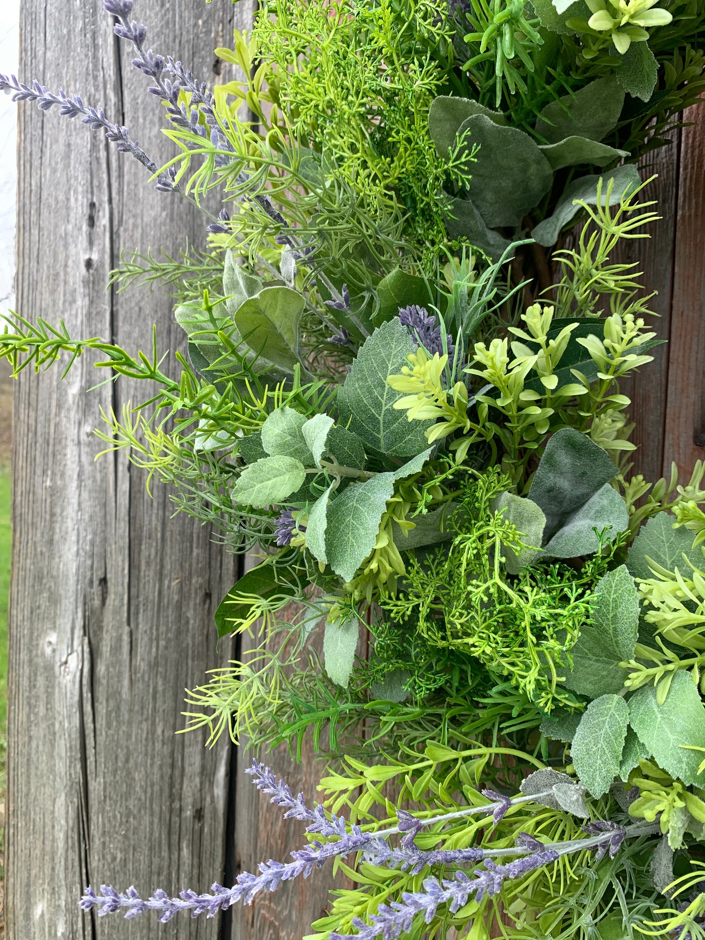 Wild Lavender Herb Wreath